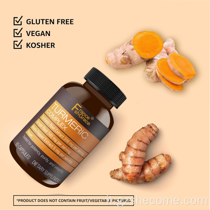 Supplemento di curcuma organico Supporto del sistema immunitario sano